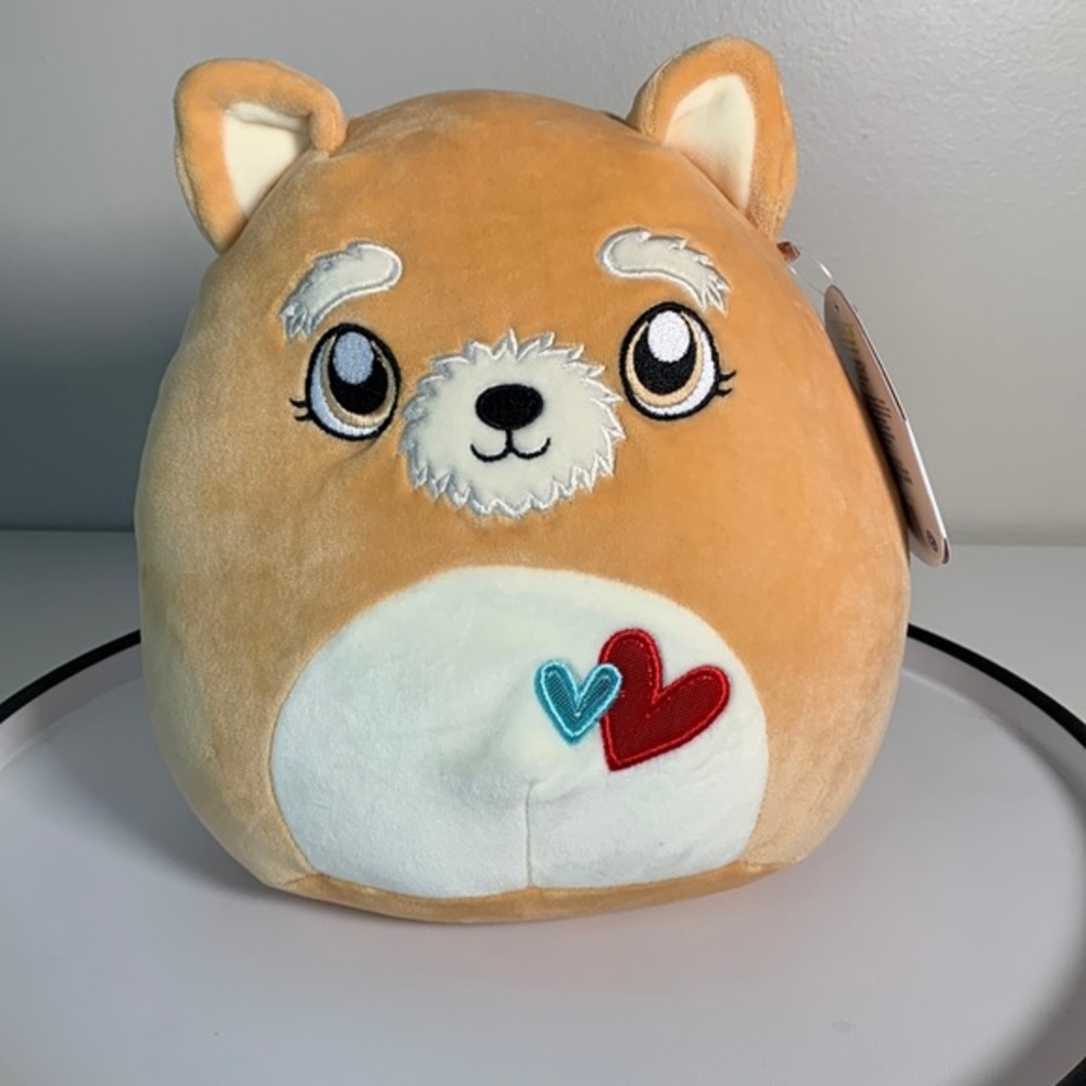 Squishmallows Chloeyana the Dog with Anime Eyes Valentines 8”